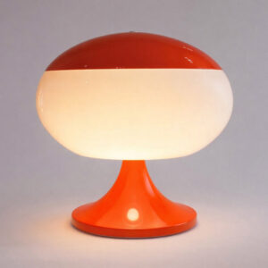 Lámpara de mesa original de Ecolight Milano, fabricada en Italia a finales de los años 60 (c. 1968), en pleno auge del movimiento Space Age